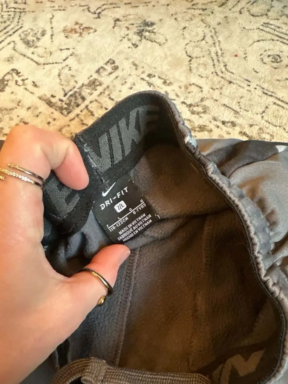 Lot of 3 Boys Athletic Joggers Nike Dri-Fit and Under Armour Size 7/YXS - Picture 7 of 8